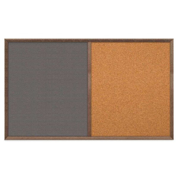 Slim Style Indoor Enclosed Corkboard, 18